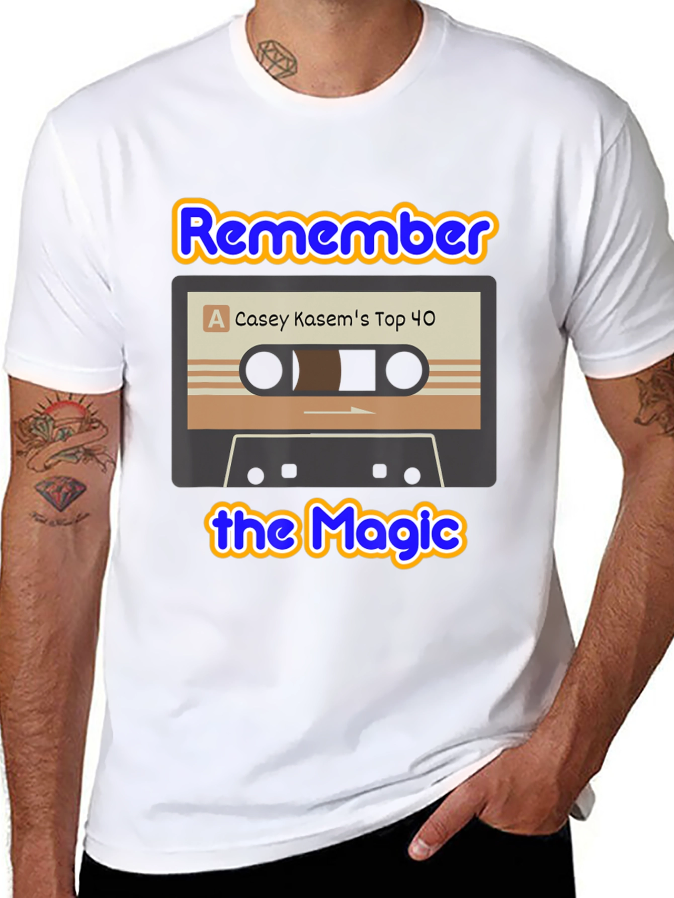Retro Cassette Tape T-Shirt - Remember the Magic