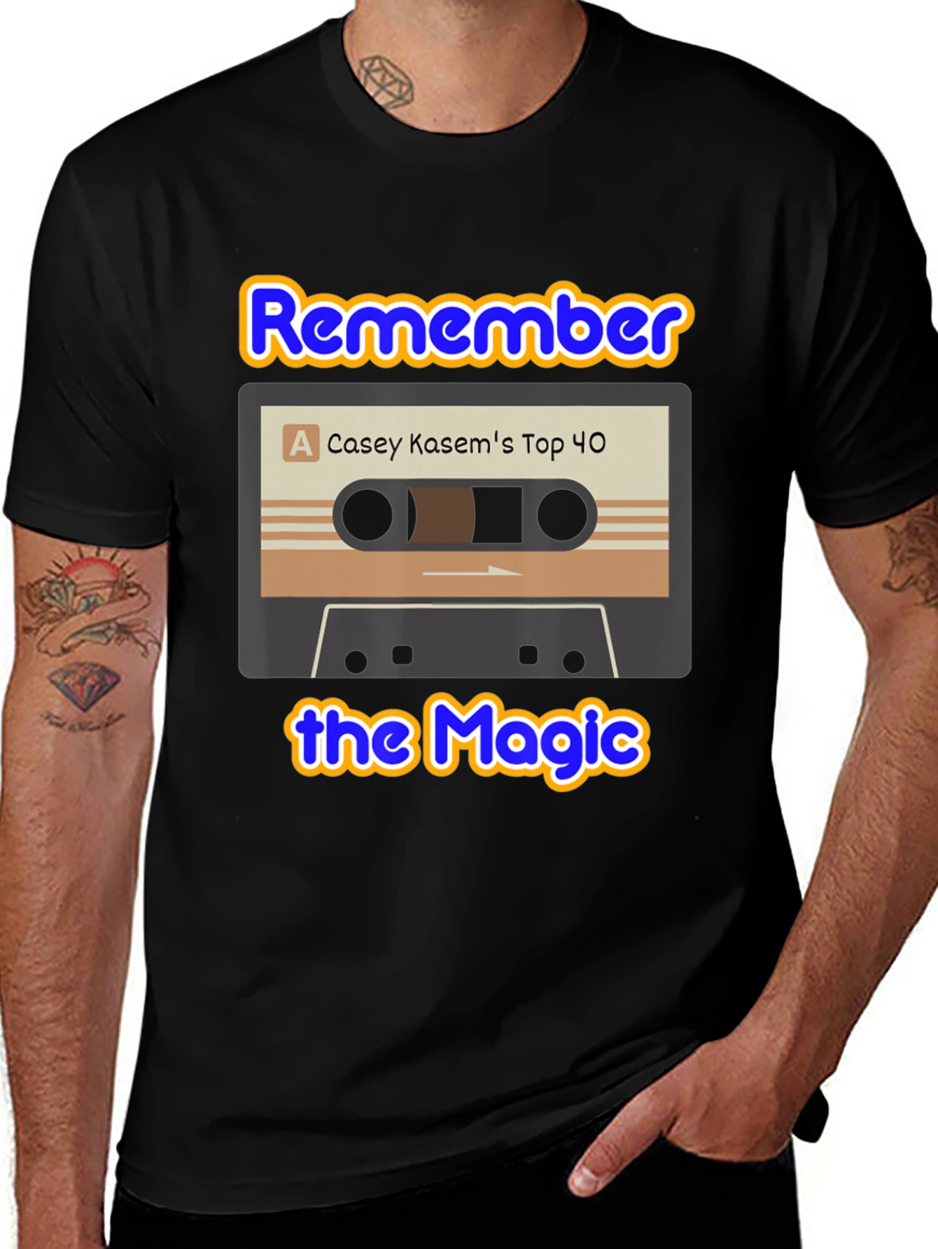 Retro Cassette Tape T-Shirt - Remember the Magic