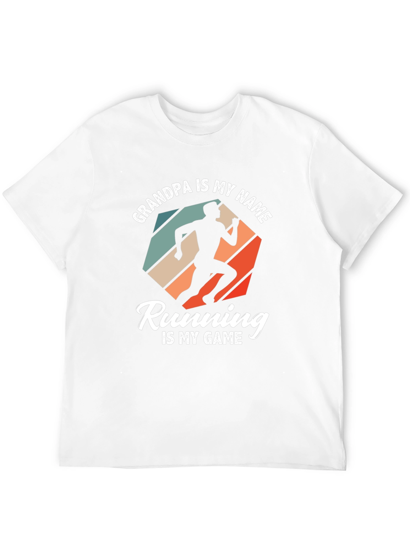 Grandpa Running T-Shirt - Sporty Grandpa Gift