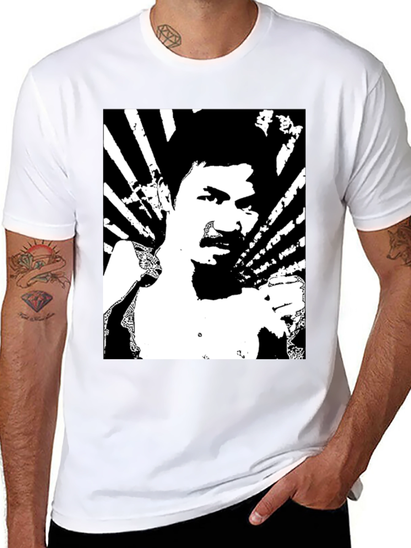 Black Pacquiao Graphic Tee
