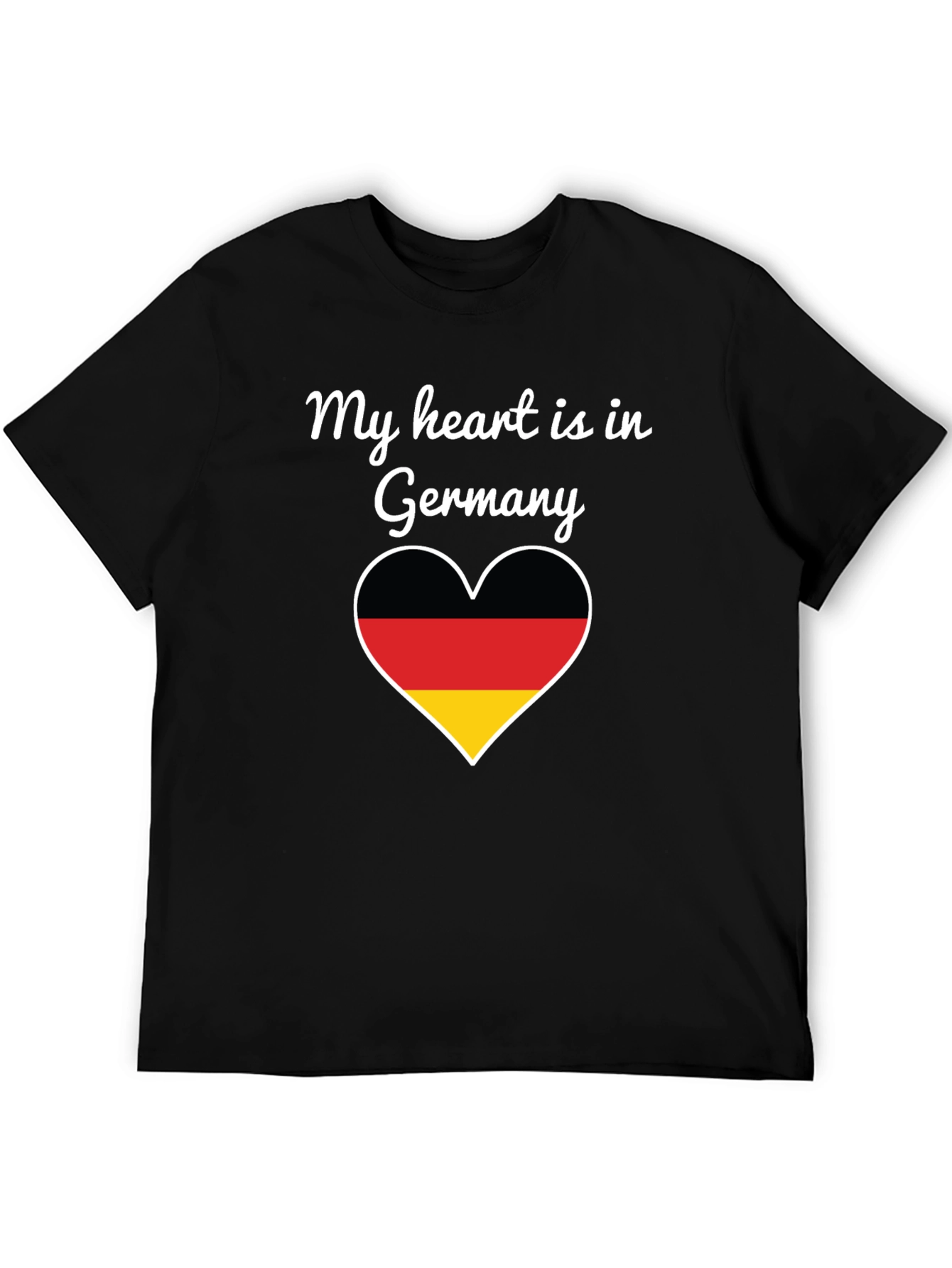 Germany Heart Flag T-Shirt - Show Your Love!