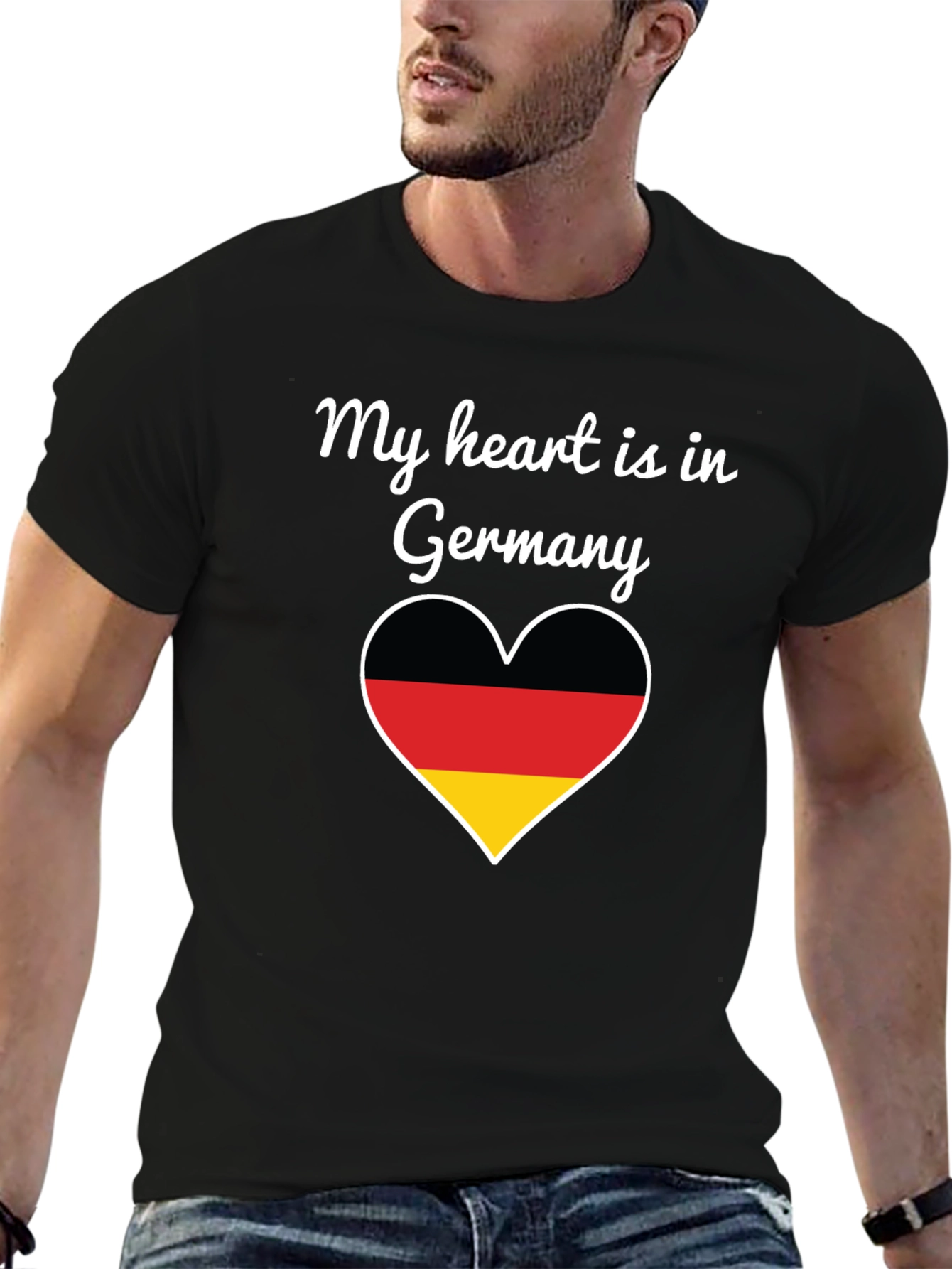 Germany Heart Flag T-Shirt - Show Your Love!