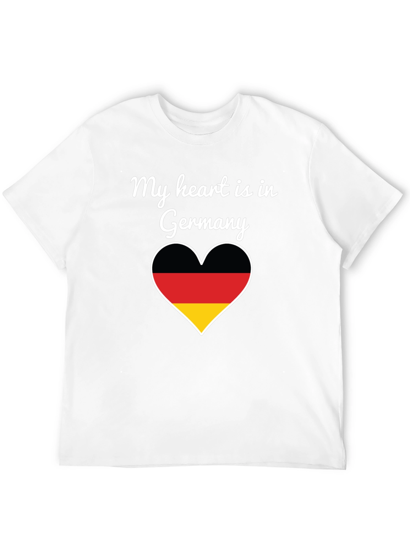 Germany Heart Flag T-Shirt - Show Your Love!
