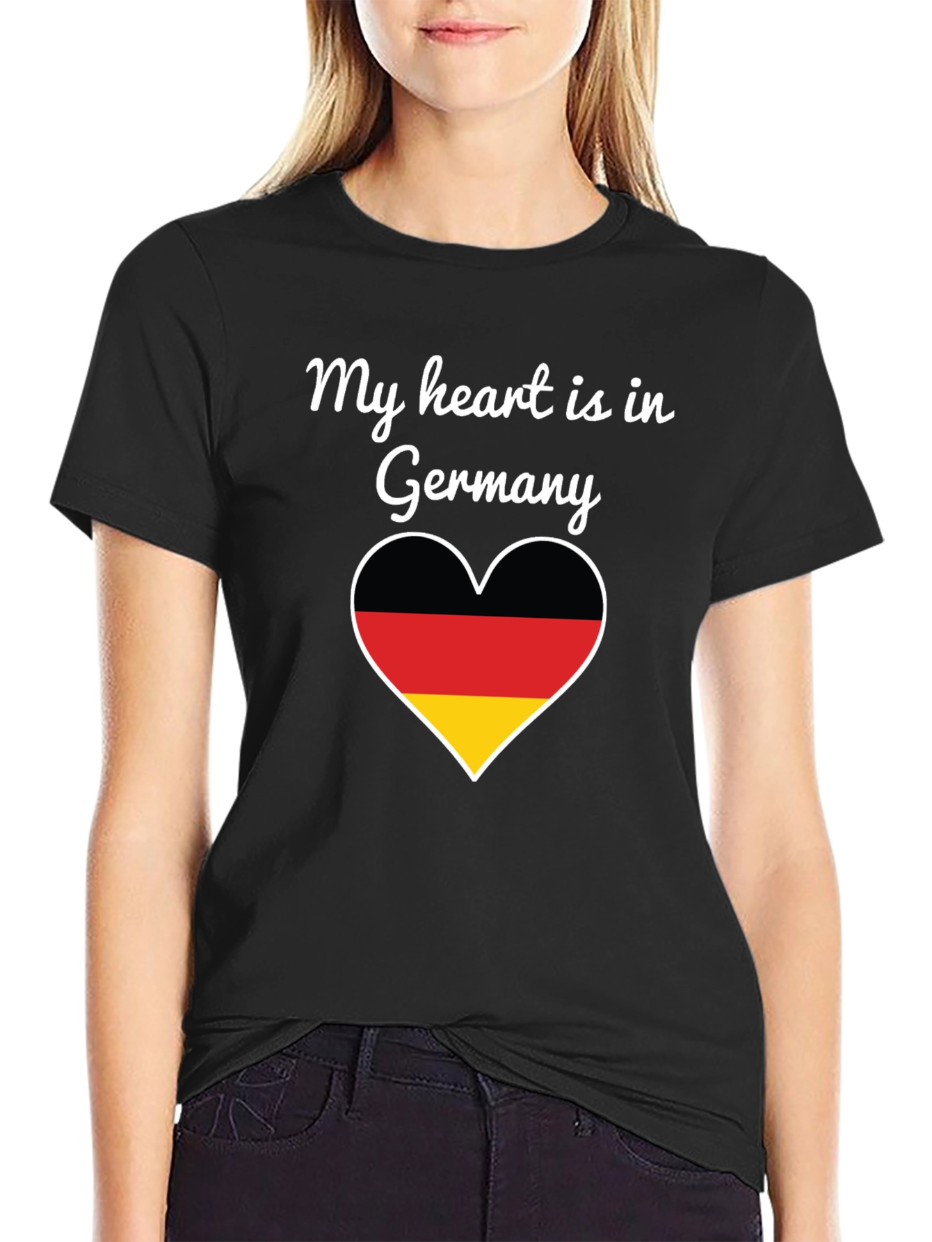 Germany Heart Flag T-Shirt - Show Your Love!