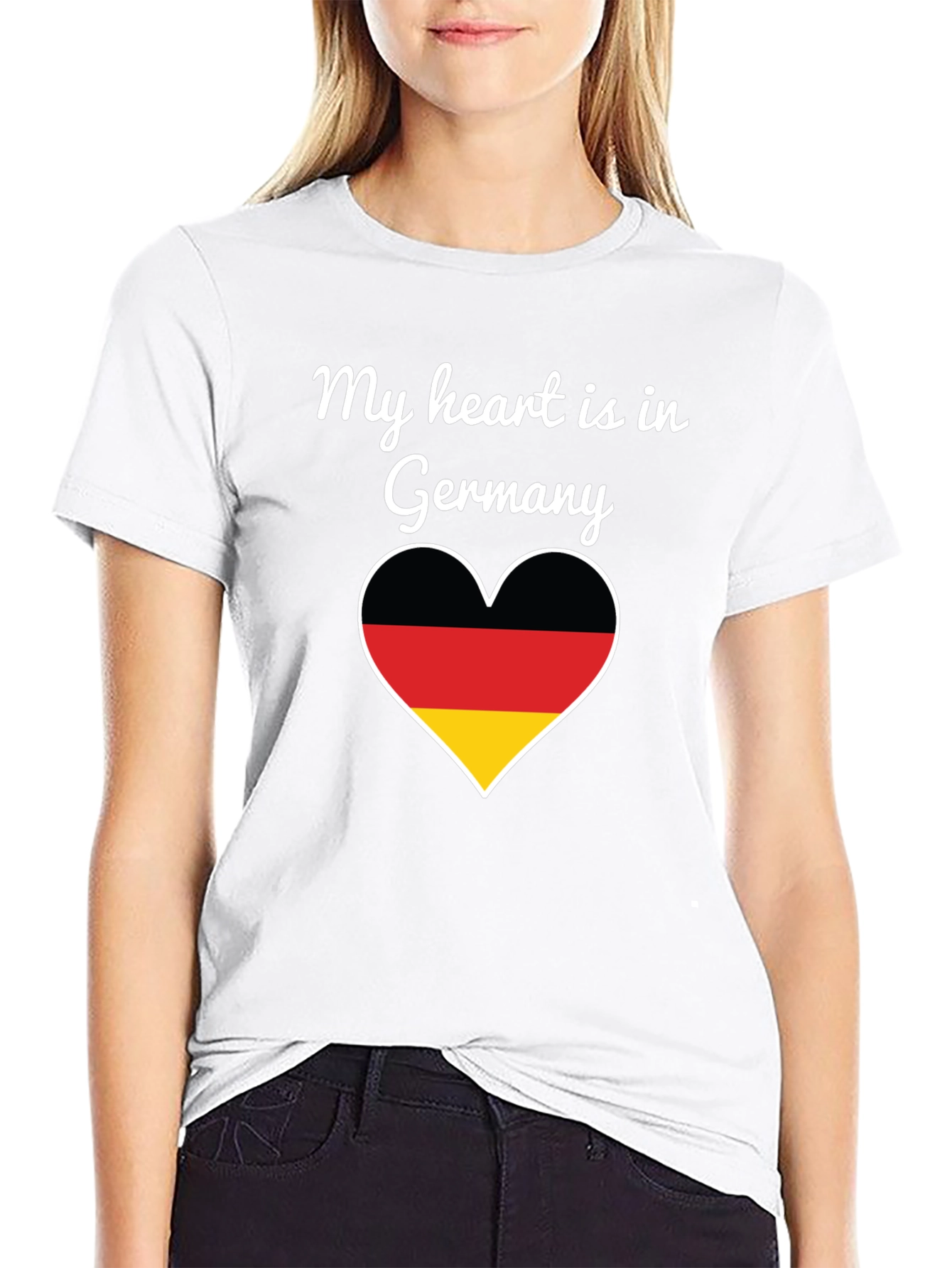 Germany Heart Flag T-Shirt - Show Your Love!