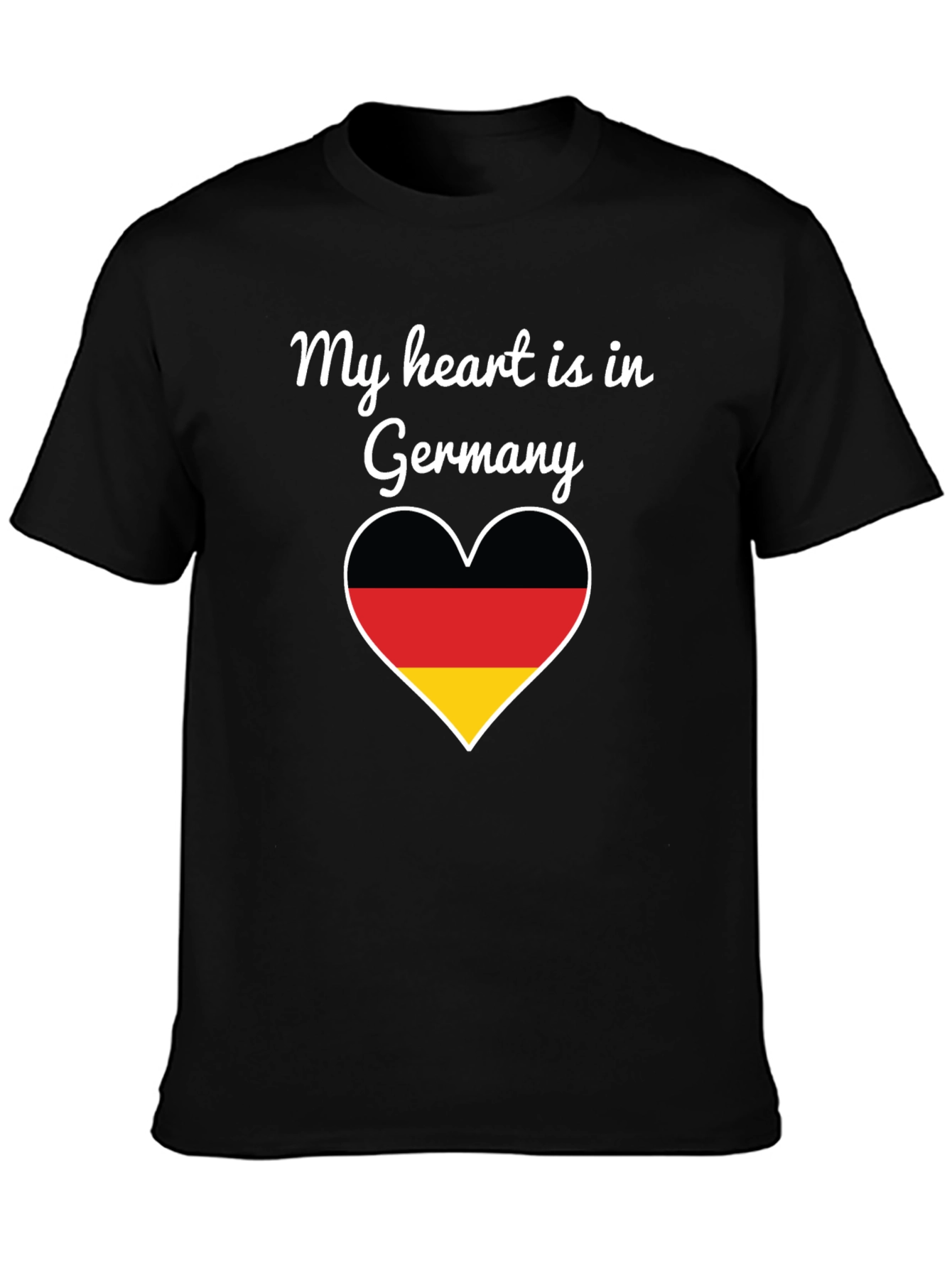 Germany Heart Flag T-Shirt - Show Your Love!