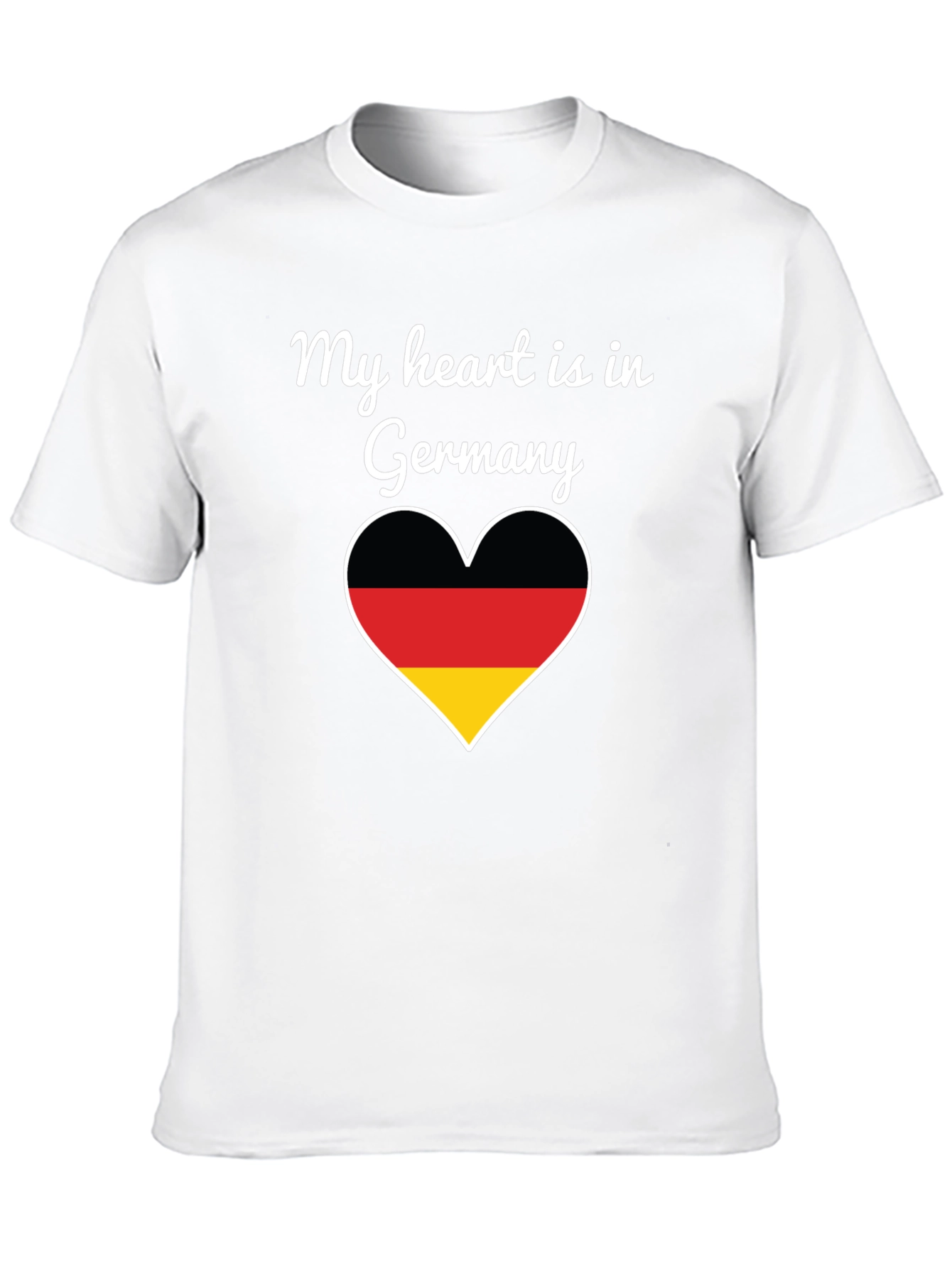 Germany Heart Flag T-Shirt - Show Your Love!