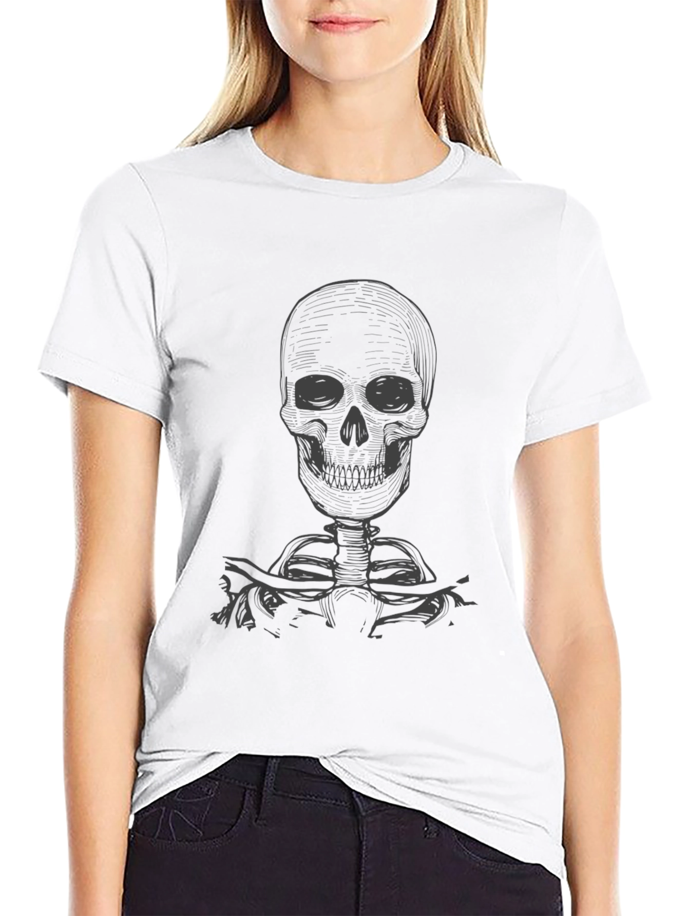 Skull and Bones Graphic T-Shirt - Mens