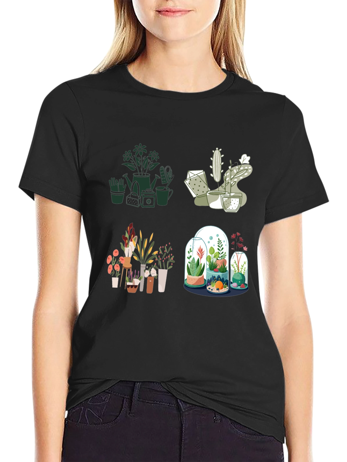 Plant Lover T-Shirt: Stylish Indoor Garden Design