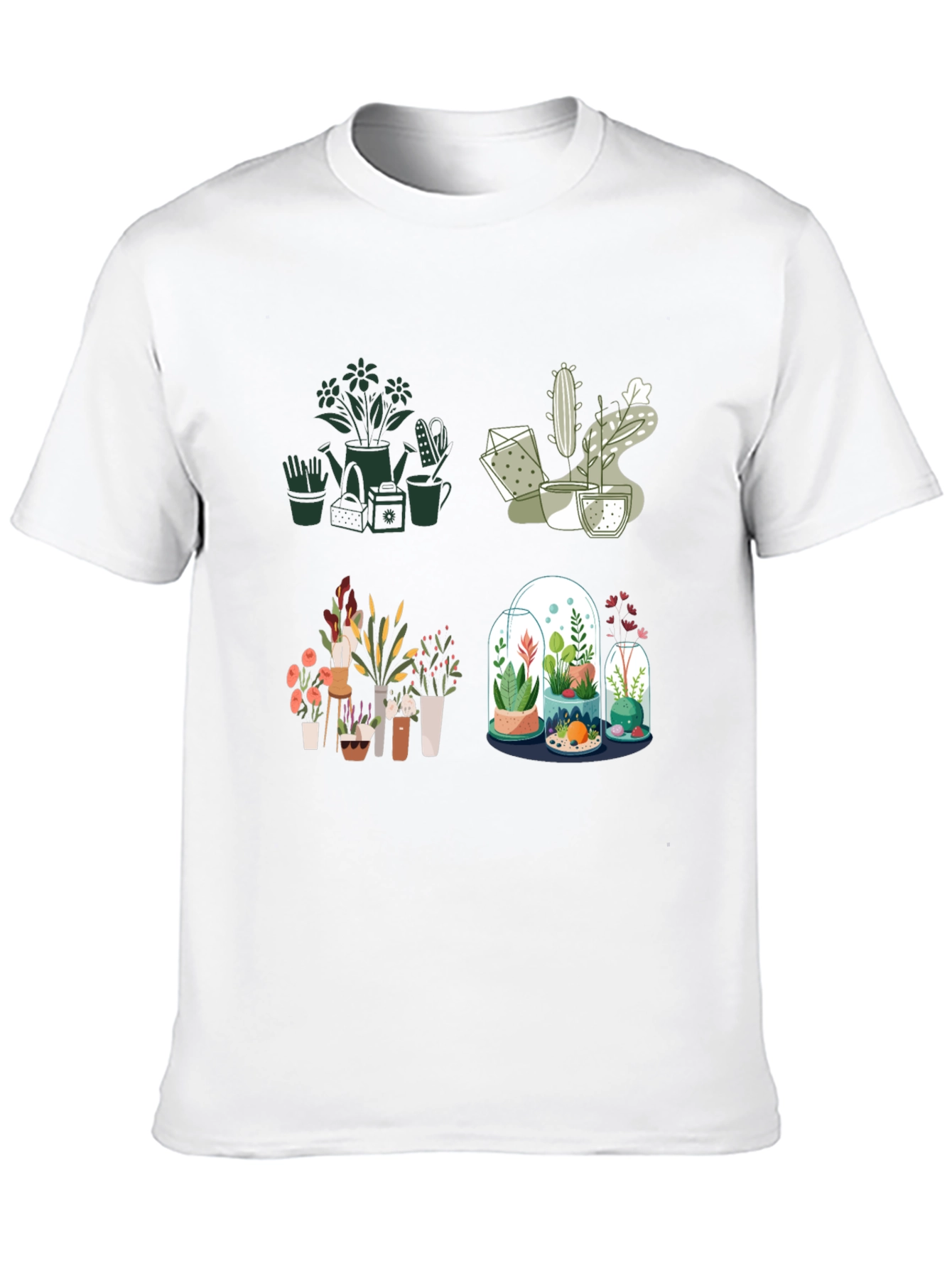 Plant Lover T-Shirt: Stylish Indoor Garden Design