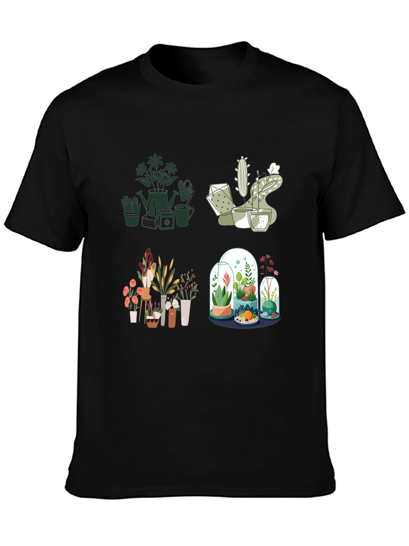 Plant Lover T-Shirt: Stylish Indoor Garden Design