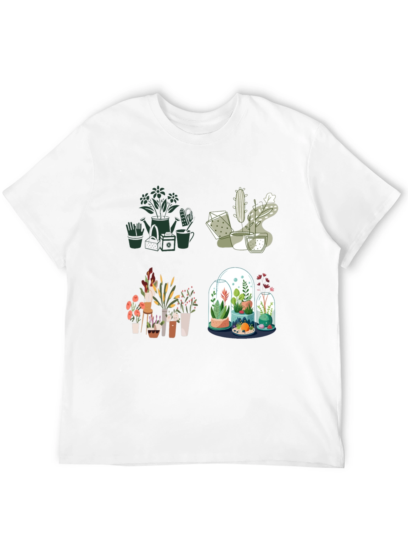 Plant Lover T-Shirt: Stylish Indoor Garden Design