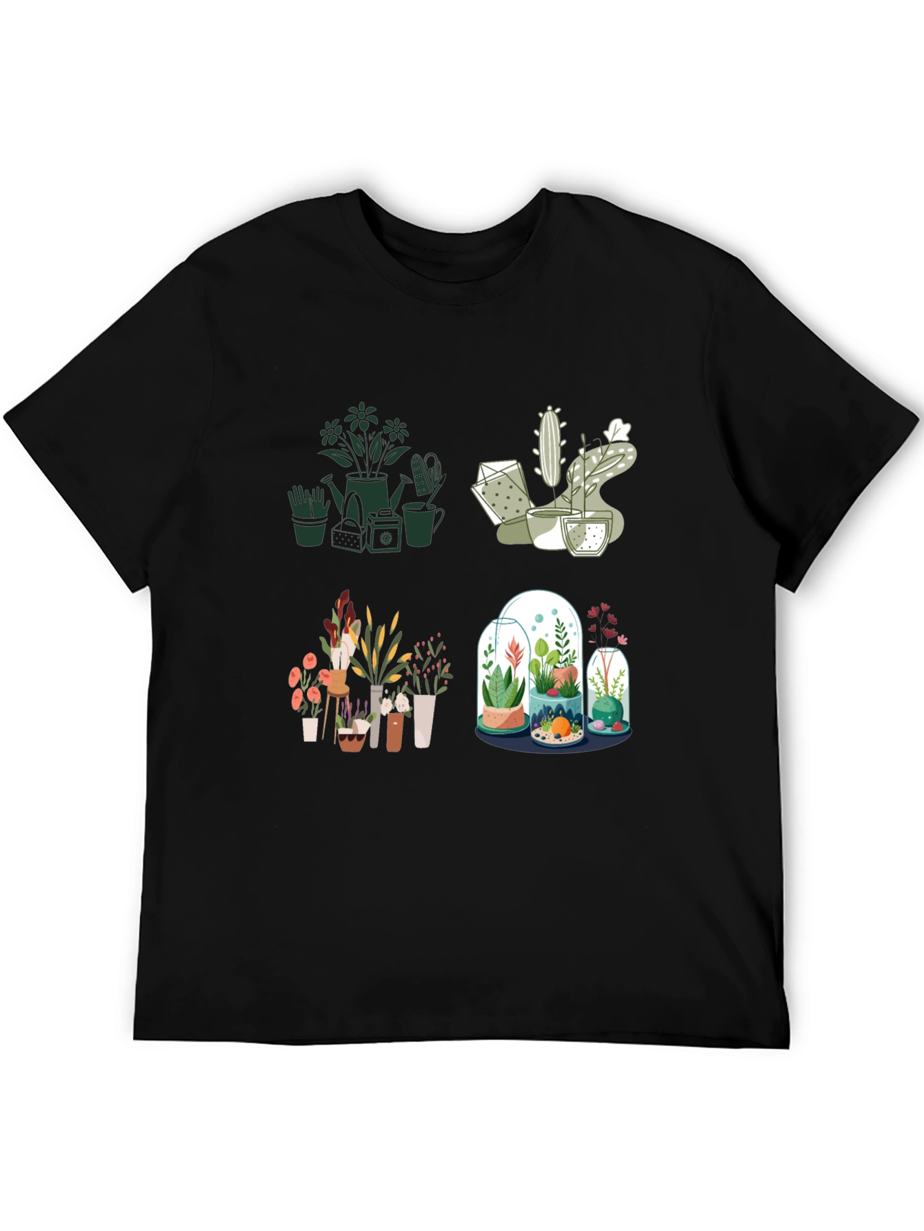 Plant Lover T-Shirt: Stylish Indoor Garden Design