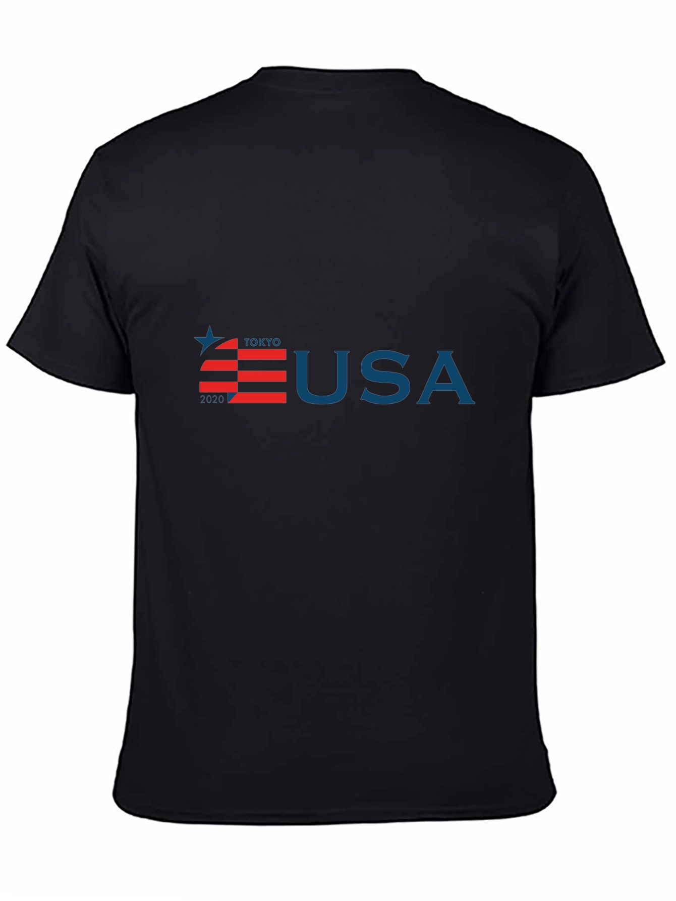 Tokyo USA Olympic Black Graphic Tee