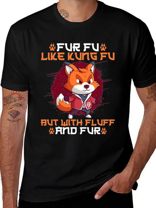 Fur Fu Like Kung Fu Fox T-Shirt
