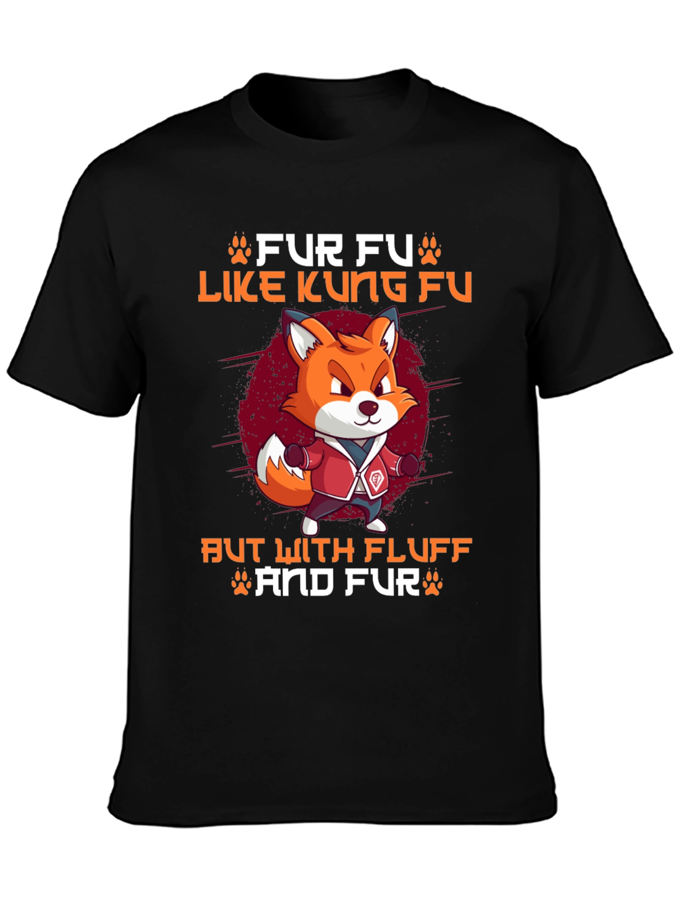 Fur Fu Like Kung Fu Fox T-Shirt