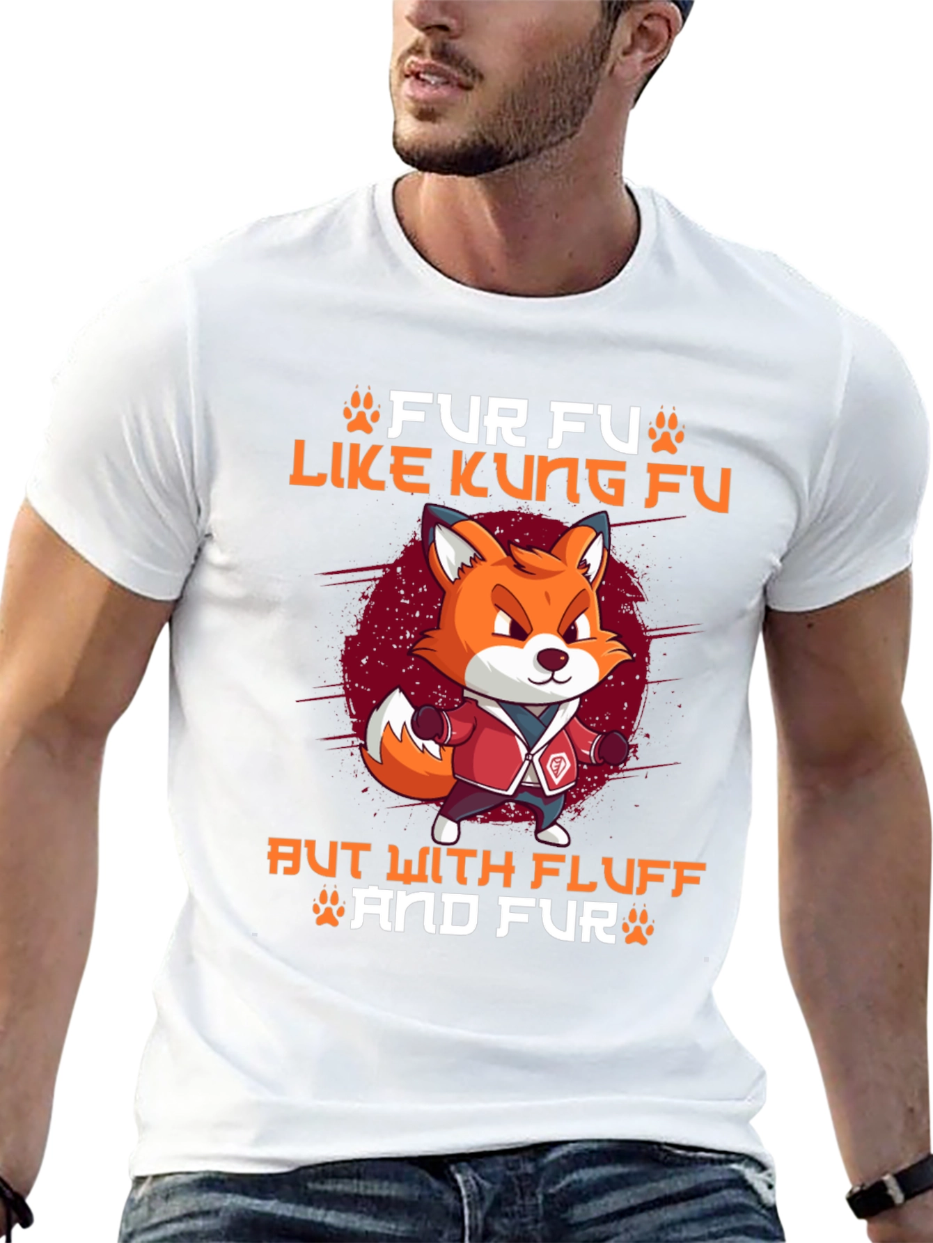 Fur Fu Like Kung Fu Fox T-Shirt