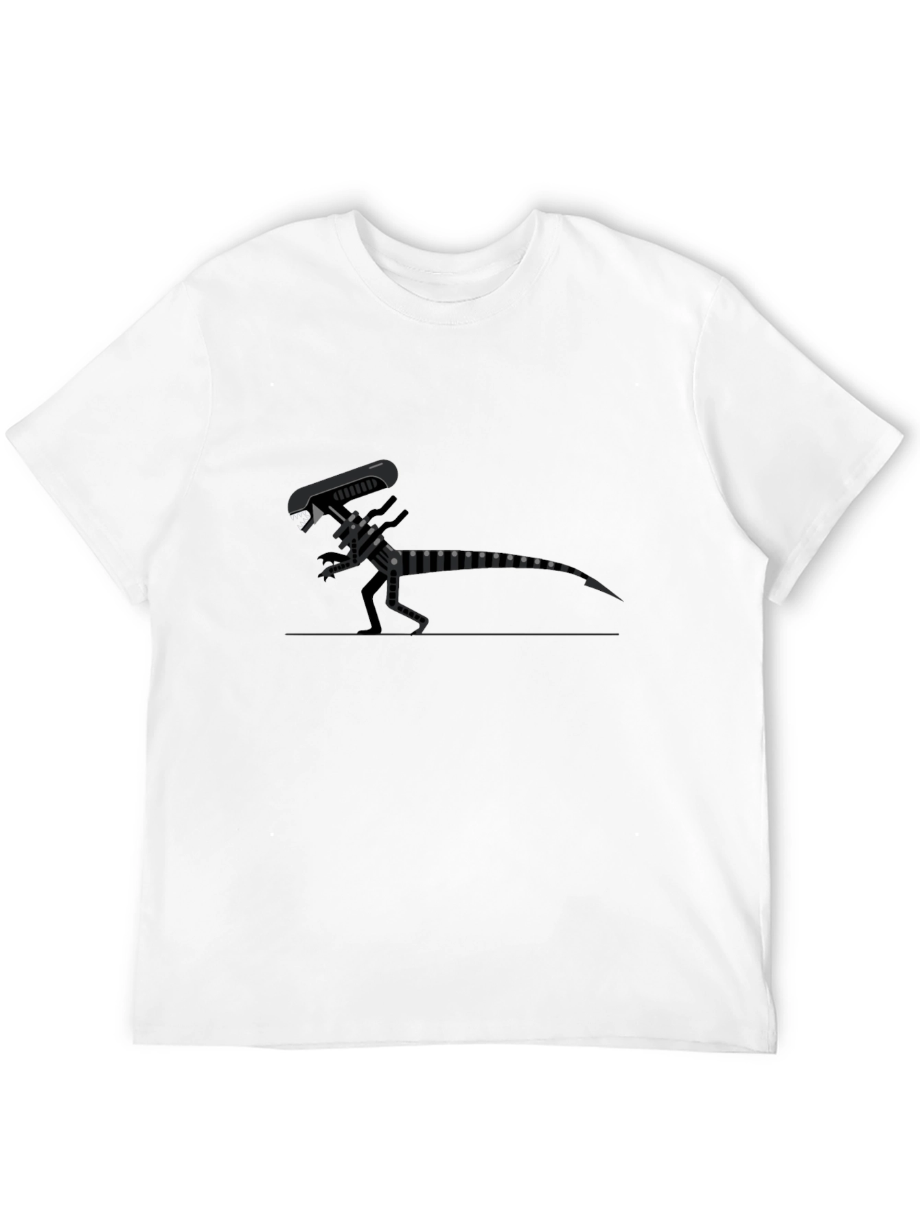 Alien Graphic T-Shirt - Retro Sci-Fi Design