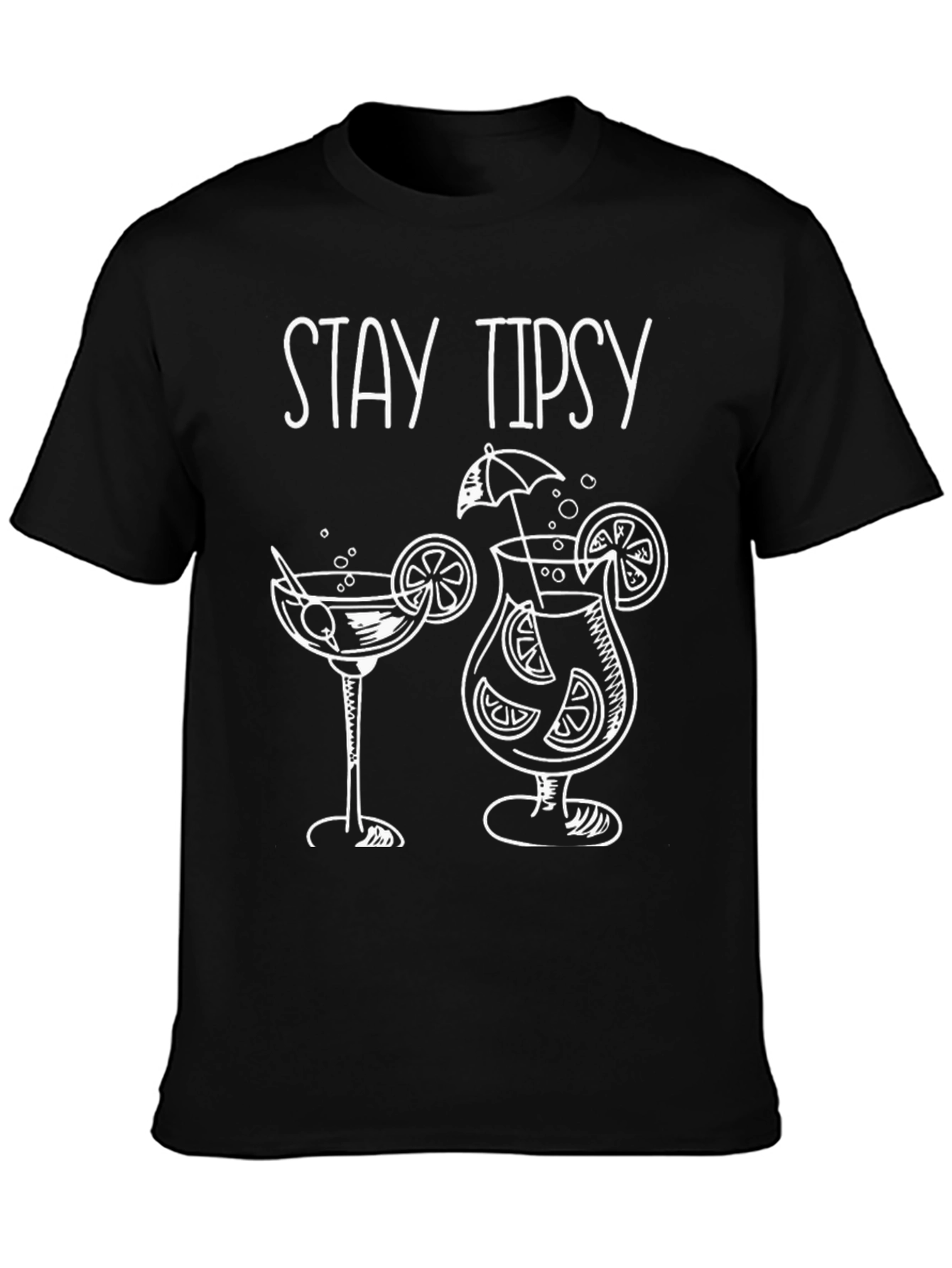 Stay Tipsy Cocktail Graphic Tee