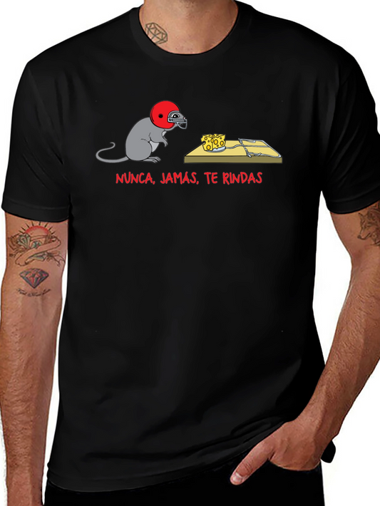 Motivational Never Give Up Mouse T-Shirt