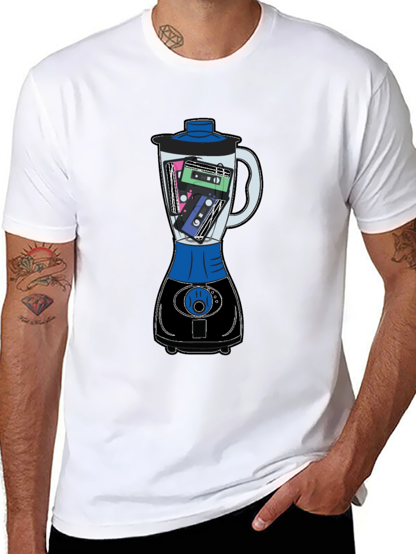 Retro Mix Tape Blender Graphic Tee