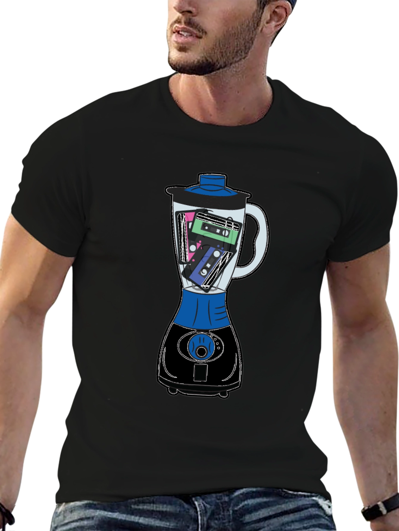 Retro Mix Tape Blender Graphic Tee