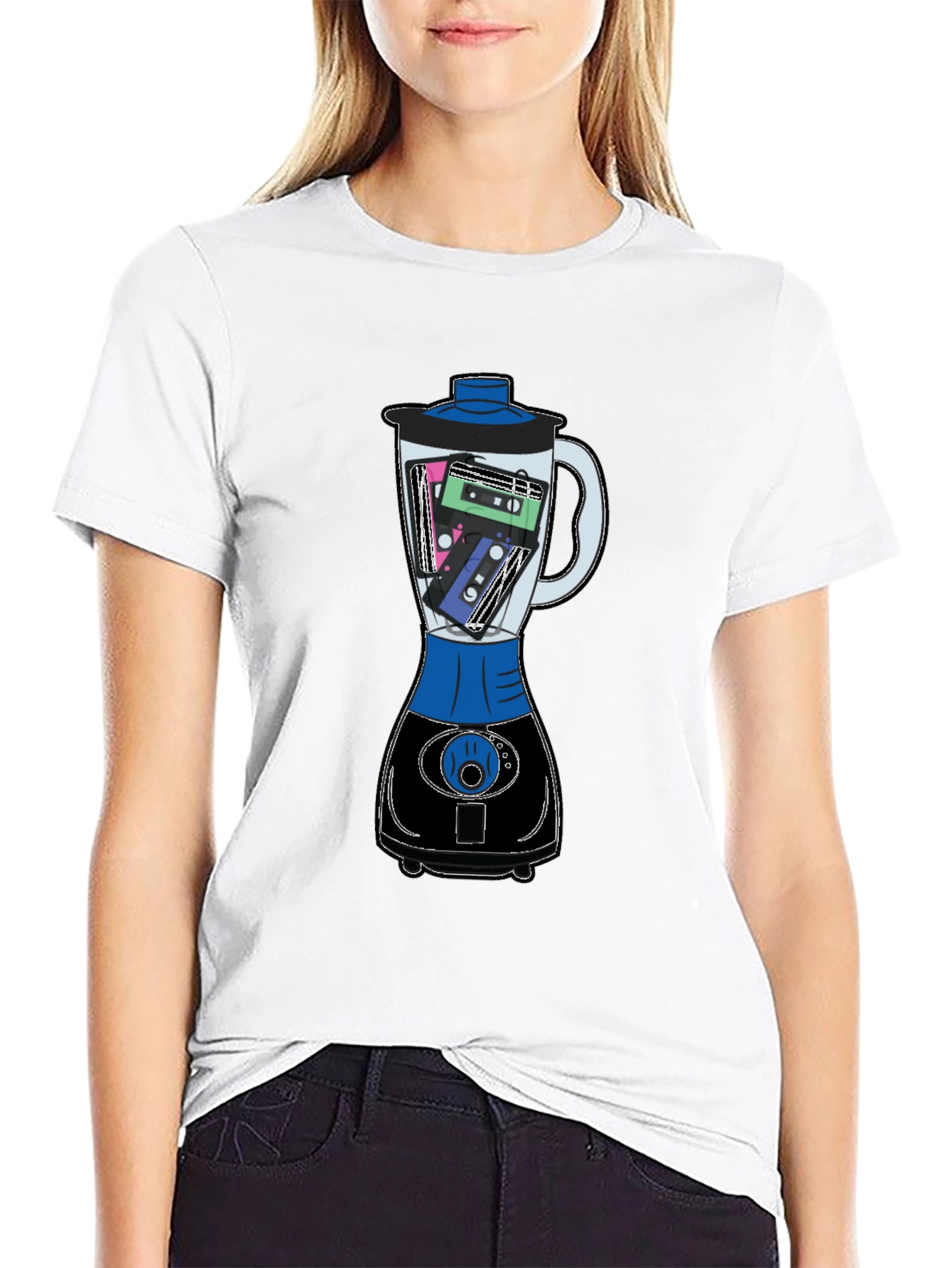Retro Mix Tape Blender Graphic Tee
