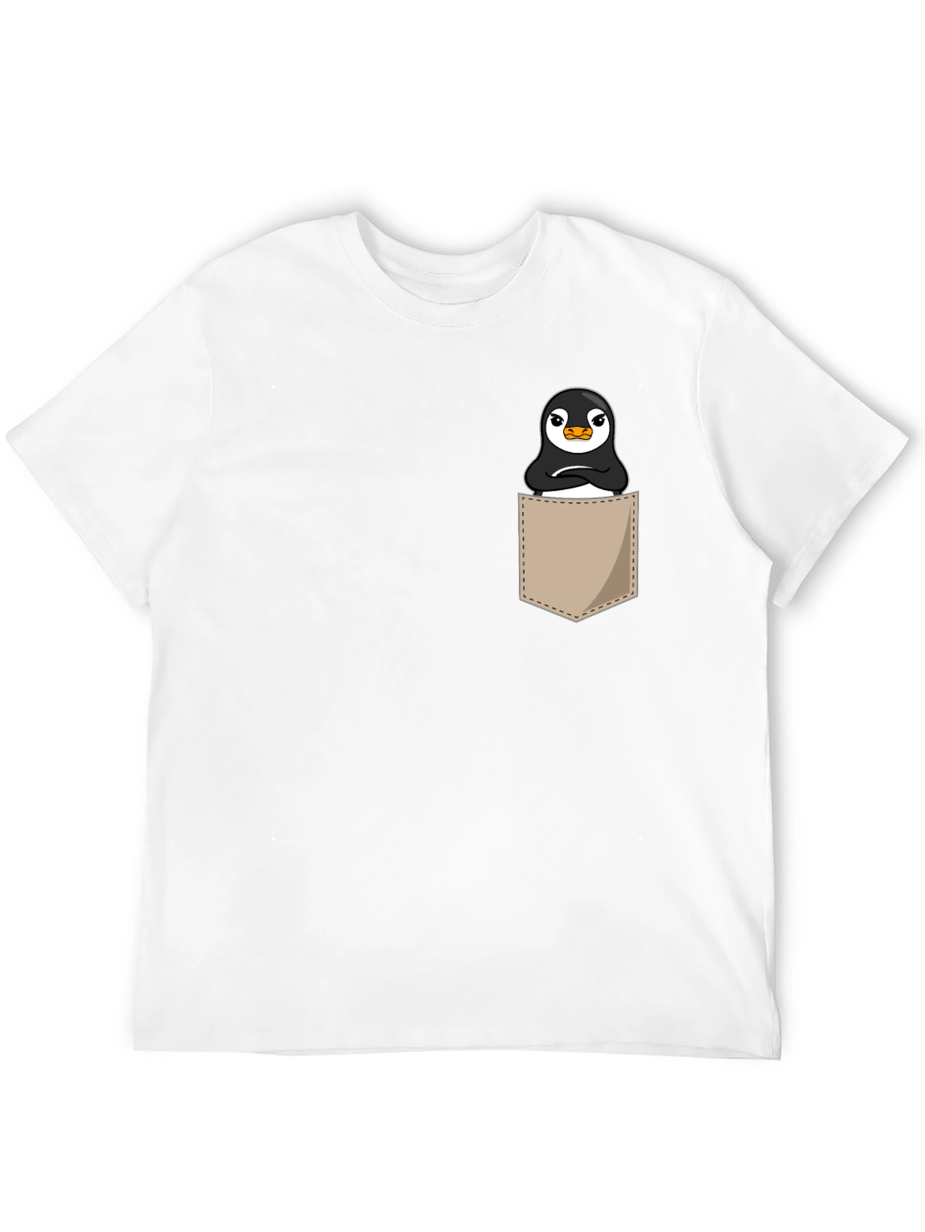 Penguin Pocket Black T-Shirt