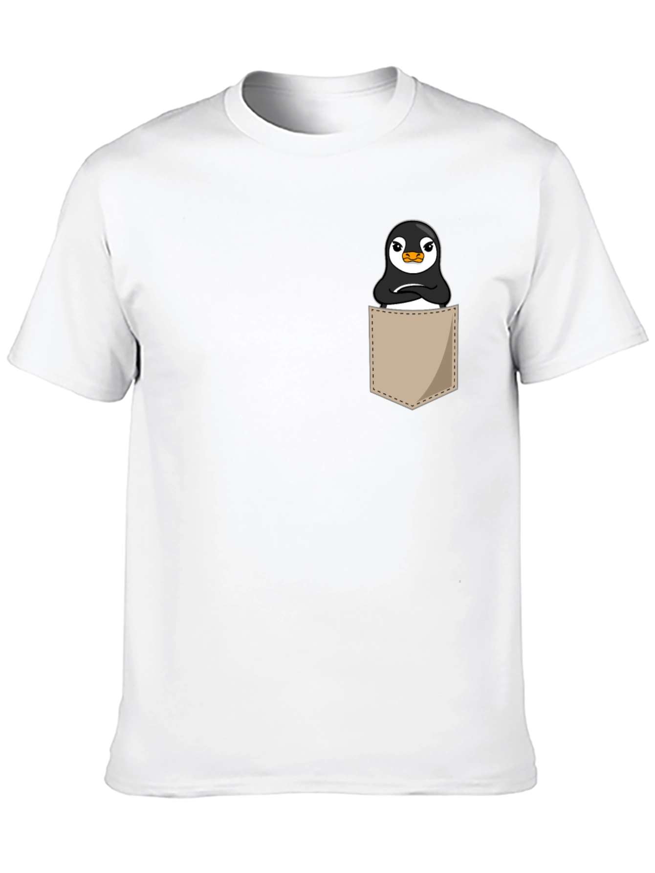 Penguin Pocket Black T-Shirt