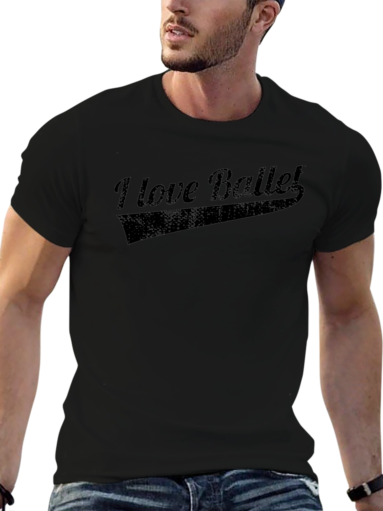 I Love Ballet Black T-Shirt