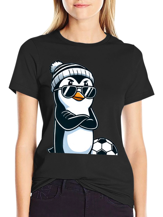 Cool Penguin Soccer T-Shirt