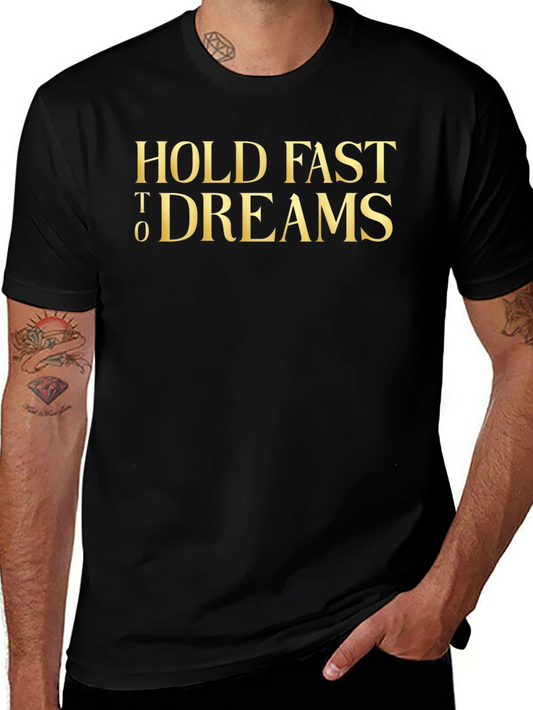Hold Fast To Dreams Graphic Tee - Black