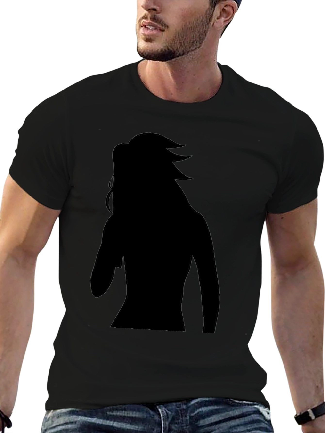 Silhouette Graphic Print T-Shirt