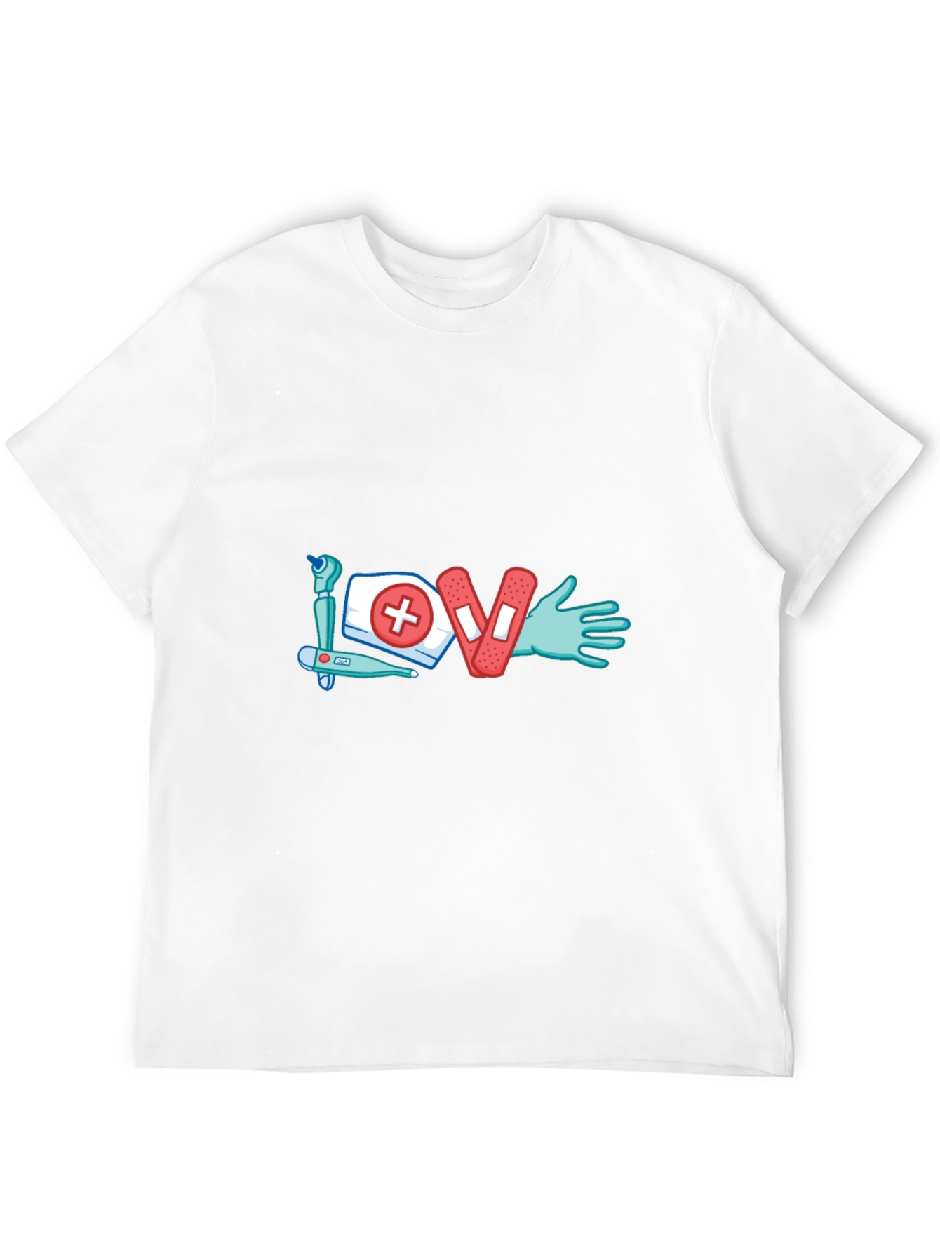 Love Nursing T-Shirt - Black Graphic Tee