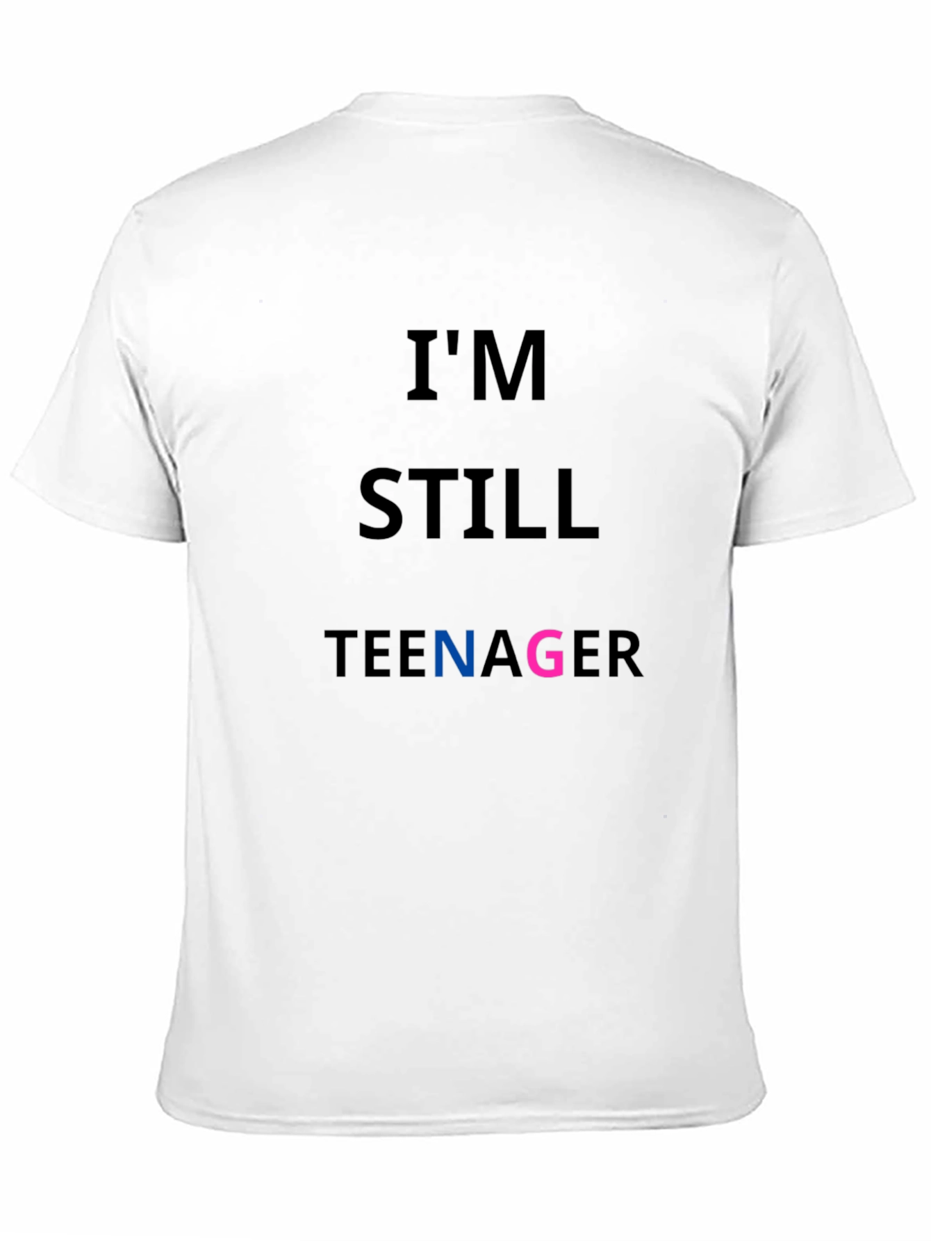 Im Still Teenager Black T-Shirt
