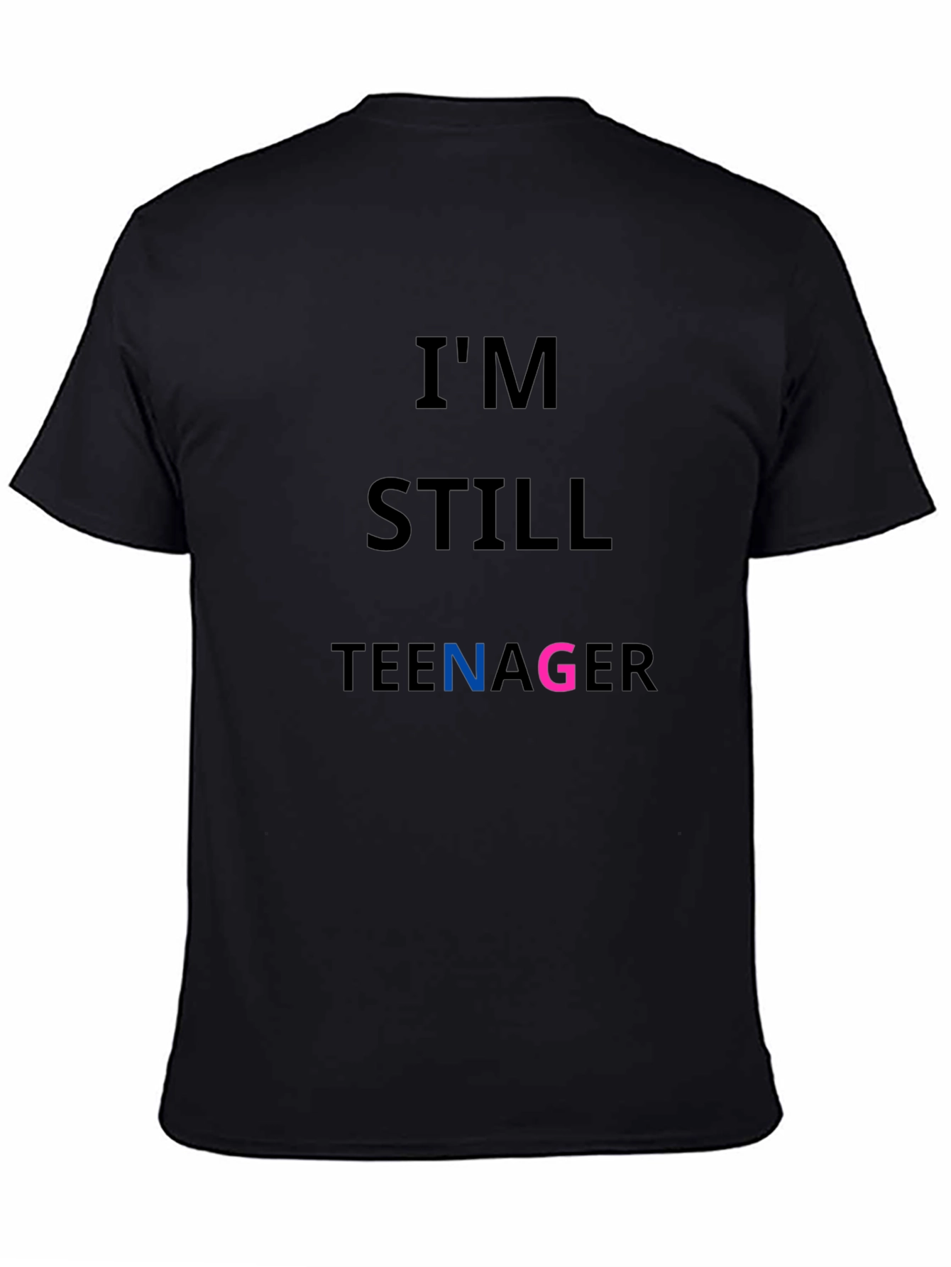 Im Still Teenager Black T-Shirt