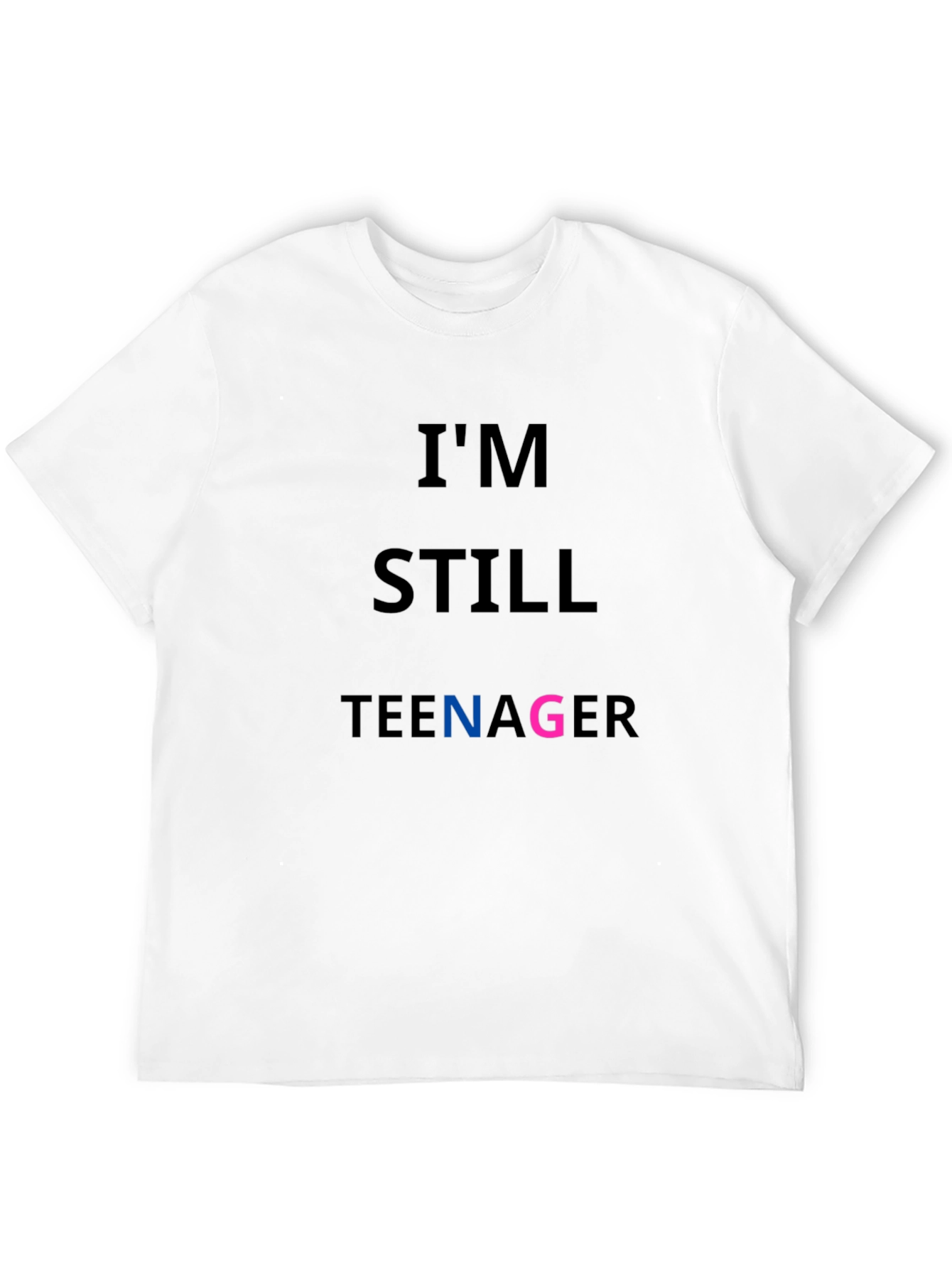Im Still Teenager Black T-Shirt
