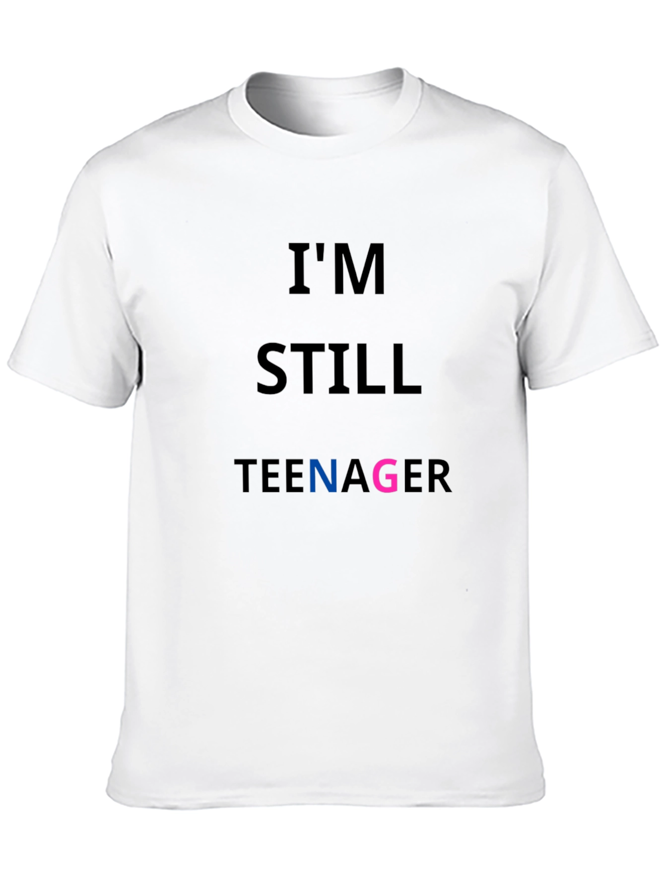 Im Still Teenager Black T-Shirt
