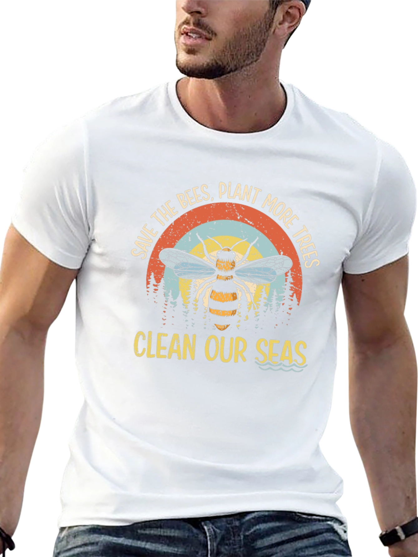 Save The Bees T-Shirt - Plant More Trees