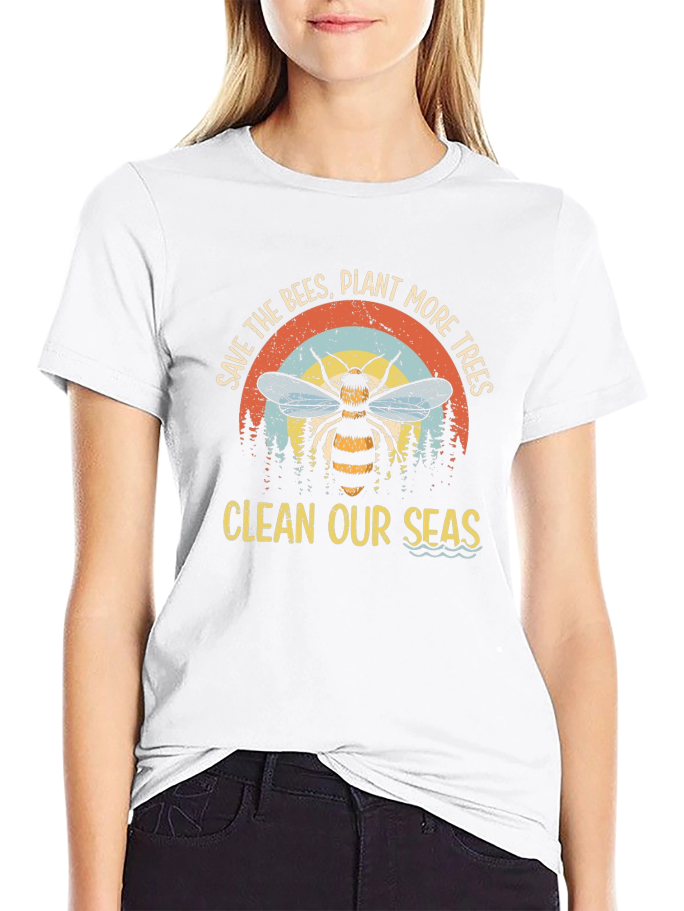 Save The Bees T-Shirt - Plant More Trees