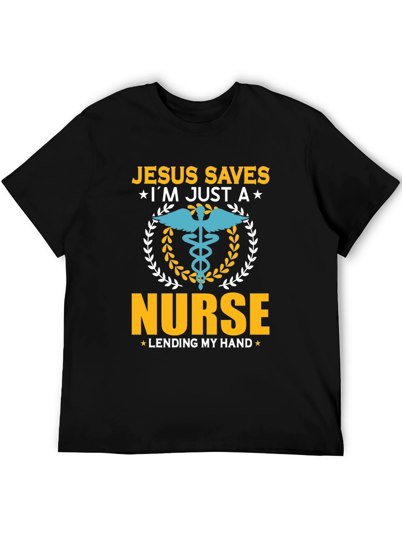 Jesus Saves Nurse T-Shirt - Lending My Hand