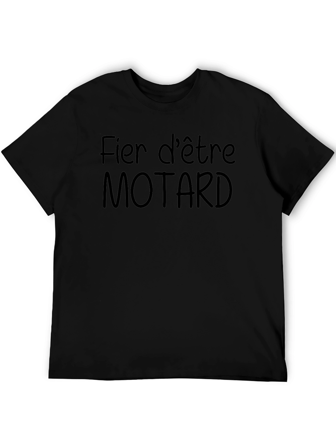 Fier dêtre Motard - Black Graphic Tee