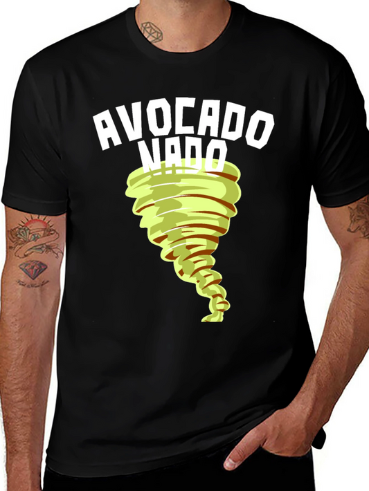 Avocado Tornado Graphic T-Shirt - Unique Design