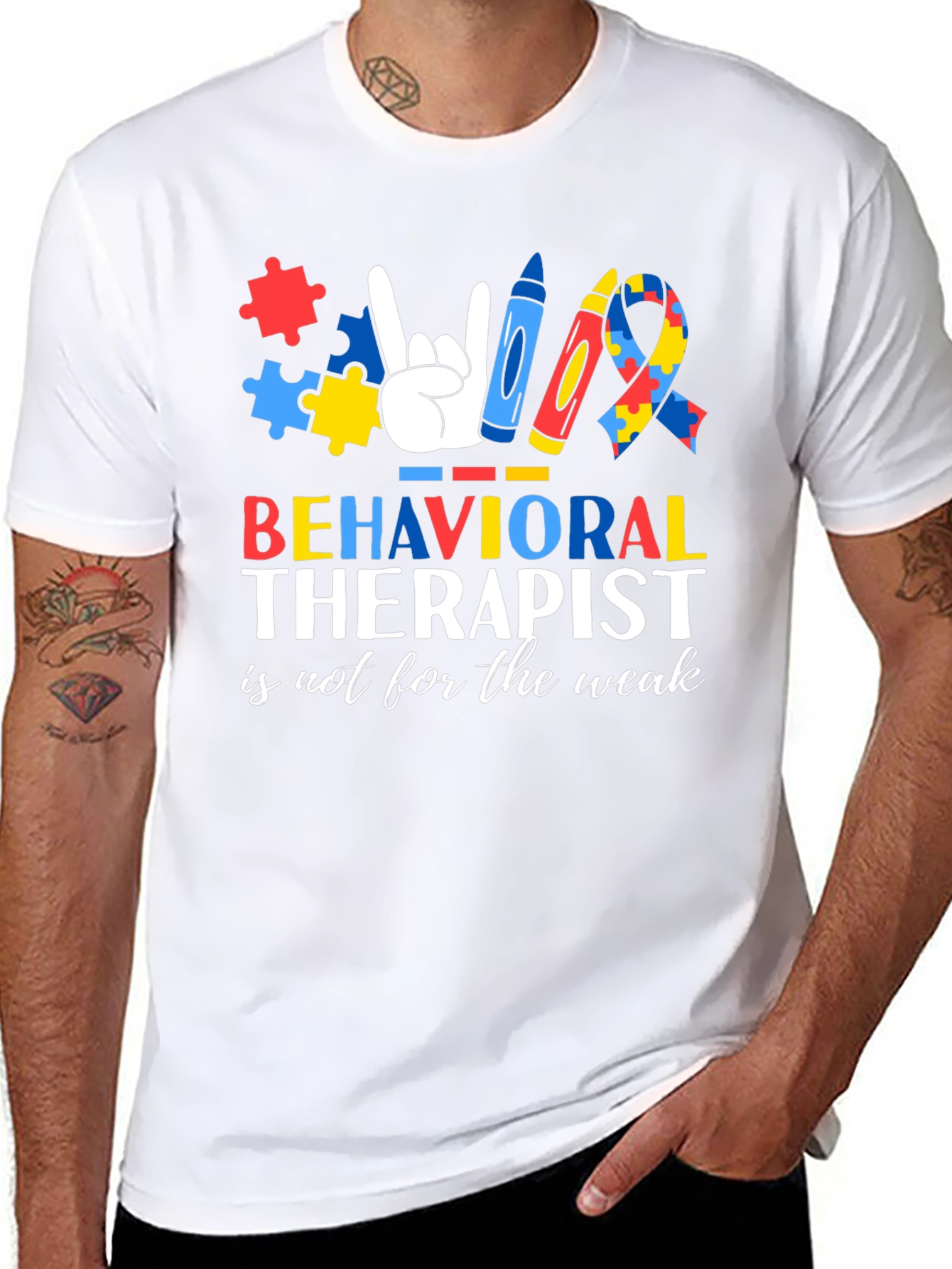 Behavioral Therapist Autism Awareness T-Shirt