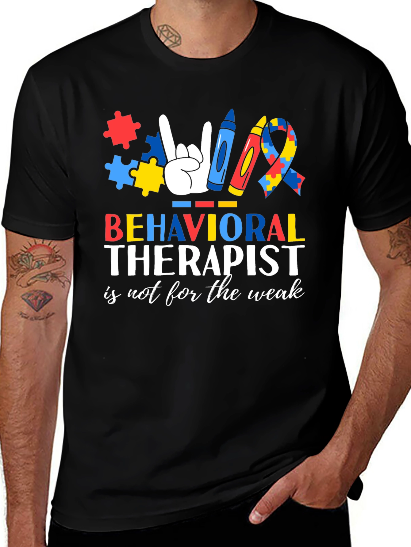 Behavioral Therapist Autism Awareness T-Shirt