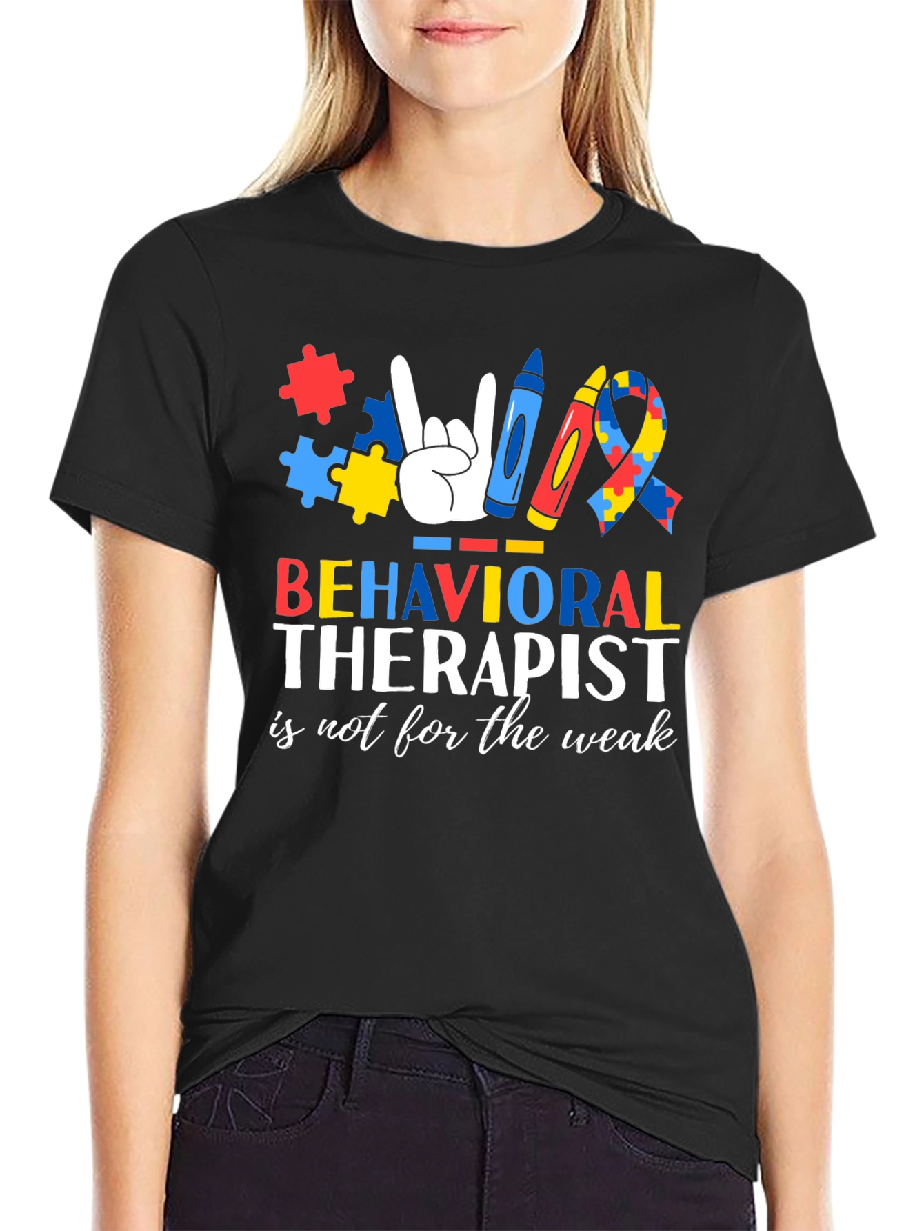 Behavioral Therapist Autism Awareness T-Shirt