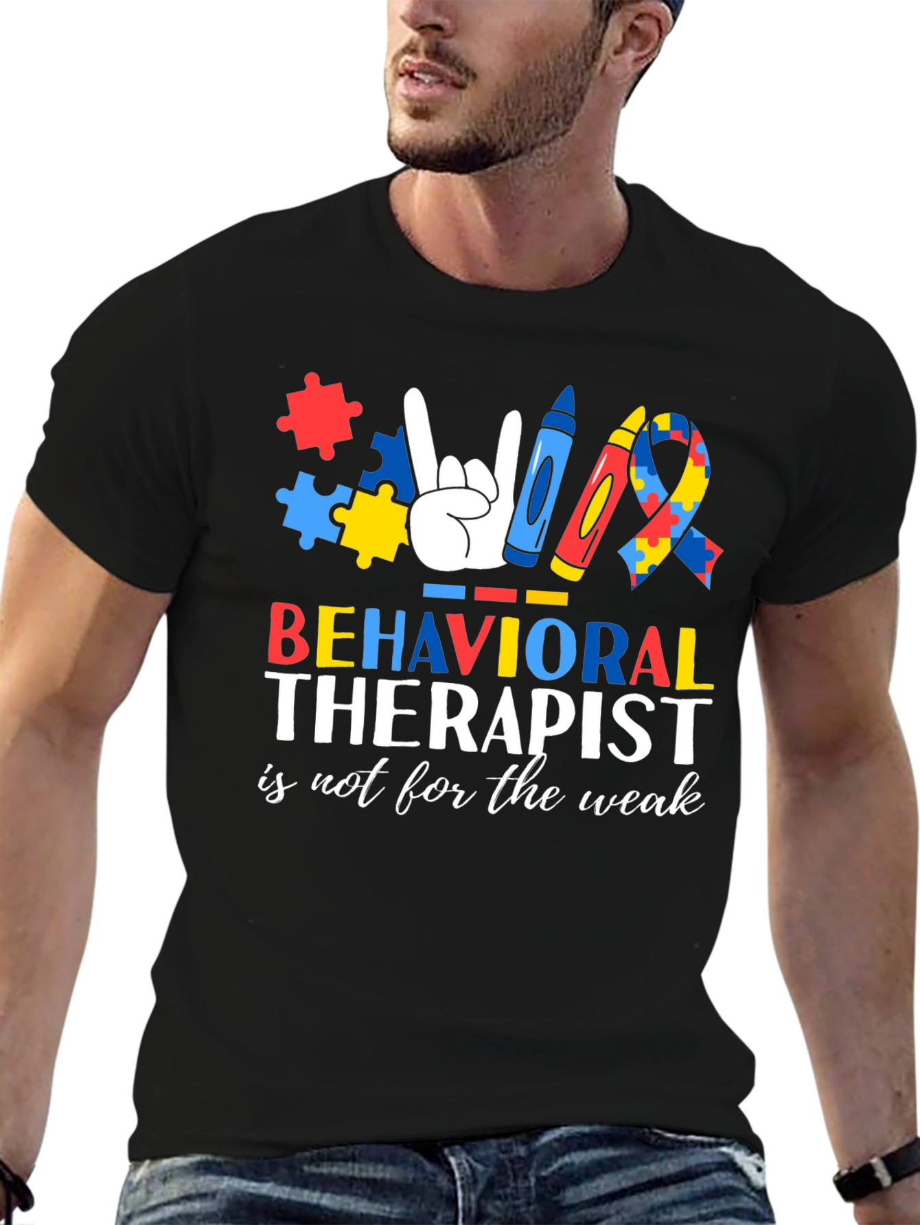 Behavioral Therapist Autism Awareness T-Shirt