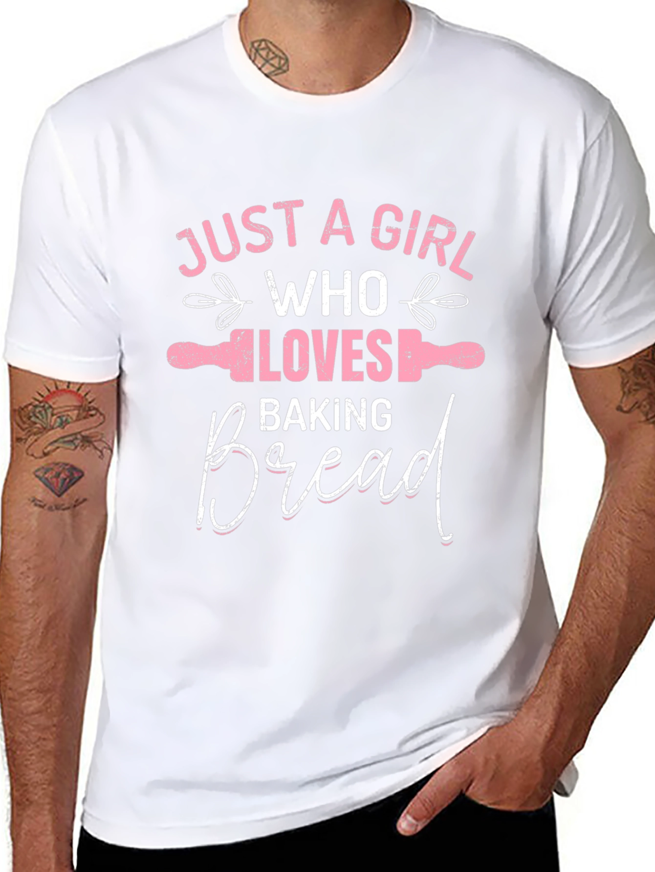 Just A Girl Who Loves Baking Bread T-Shirt