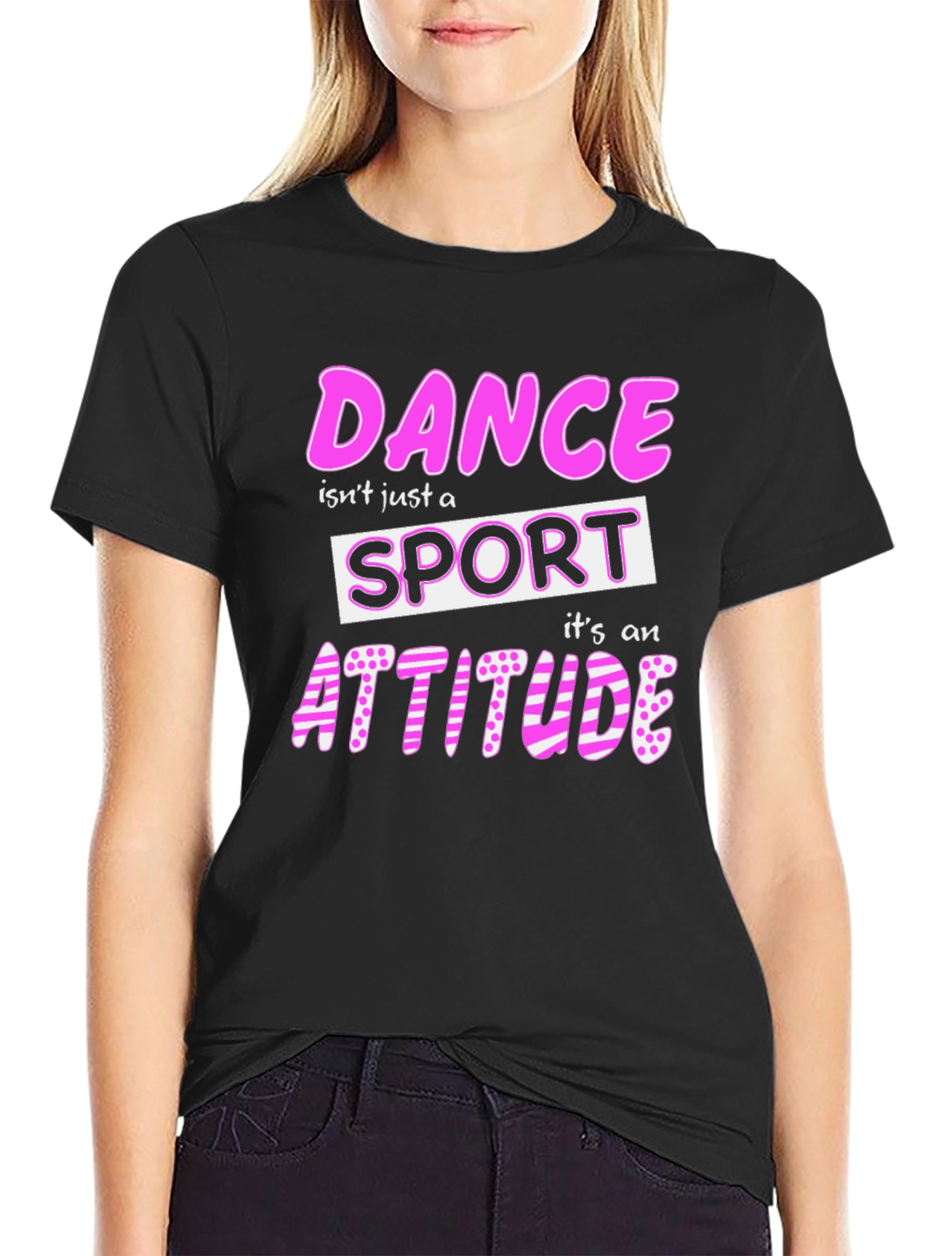 Dance Attitude T-Shirt - Stylish Graphic Tee