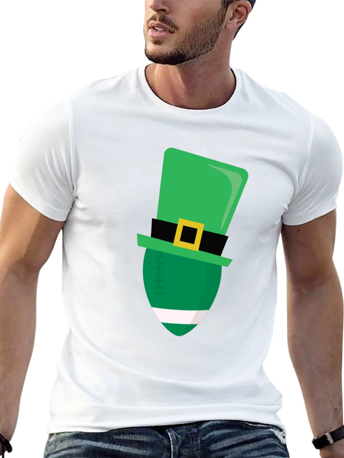 St. Patricks Day Football T-Shirt
